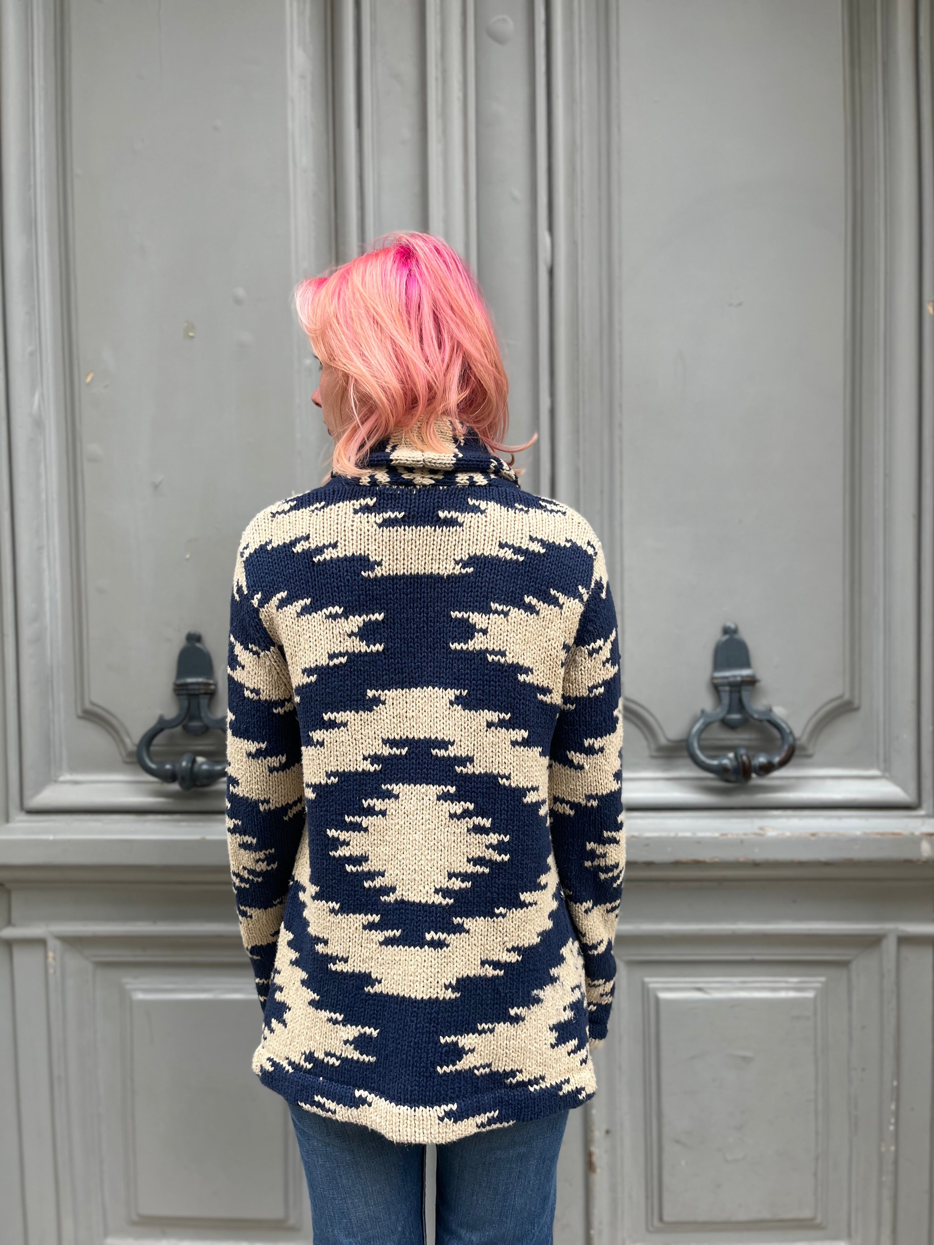Gilet Ralph Lauren en maille navajo