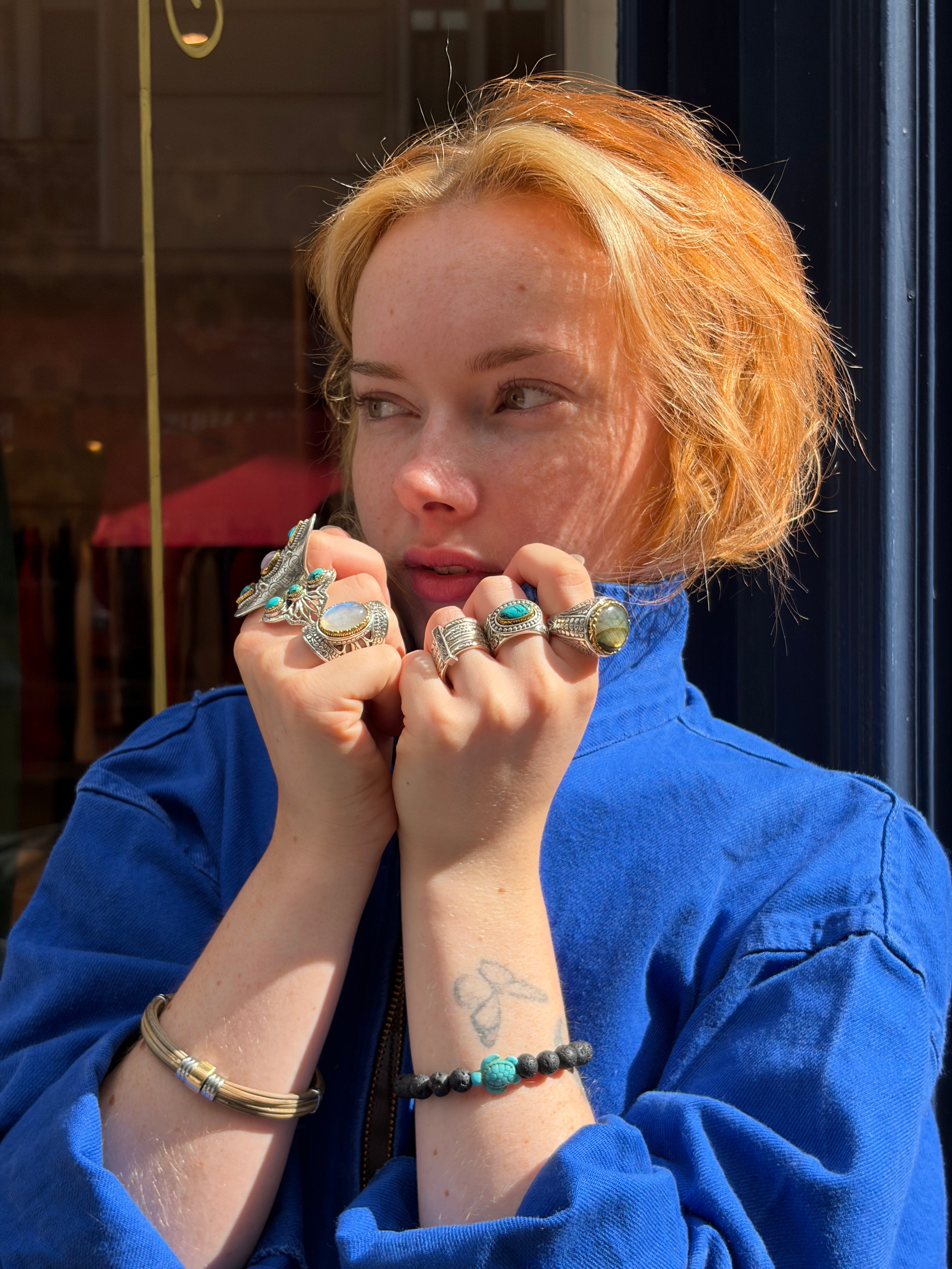 Bague labradorite « Éclat sauvage »