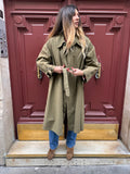 Manteau militaire en coton