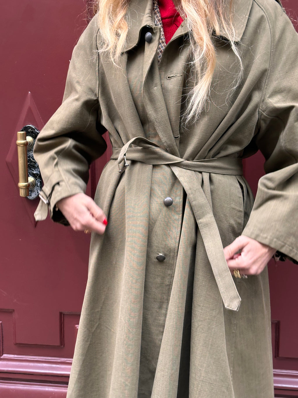 Manteau militaire en coton