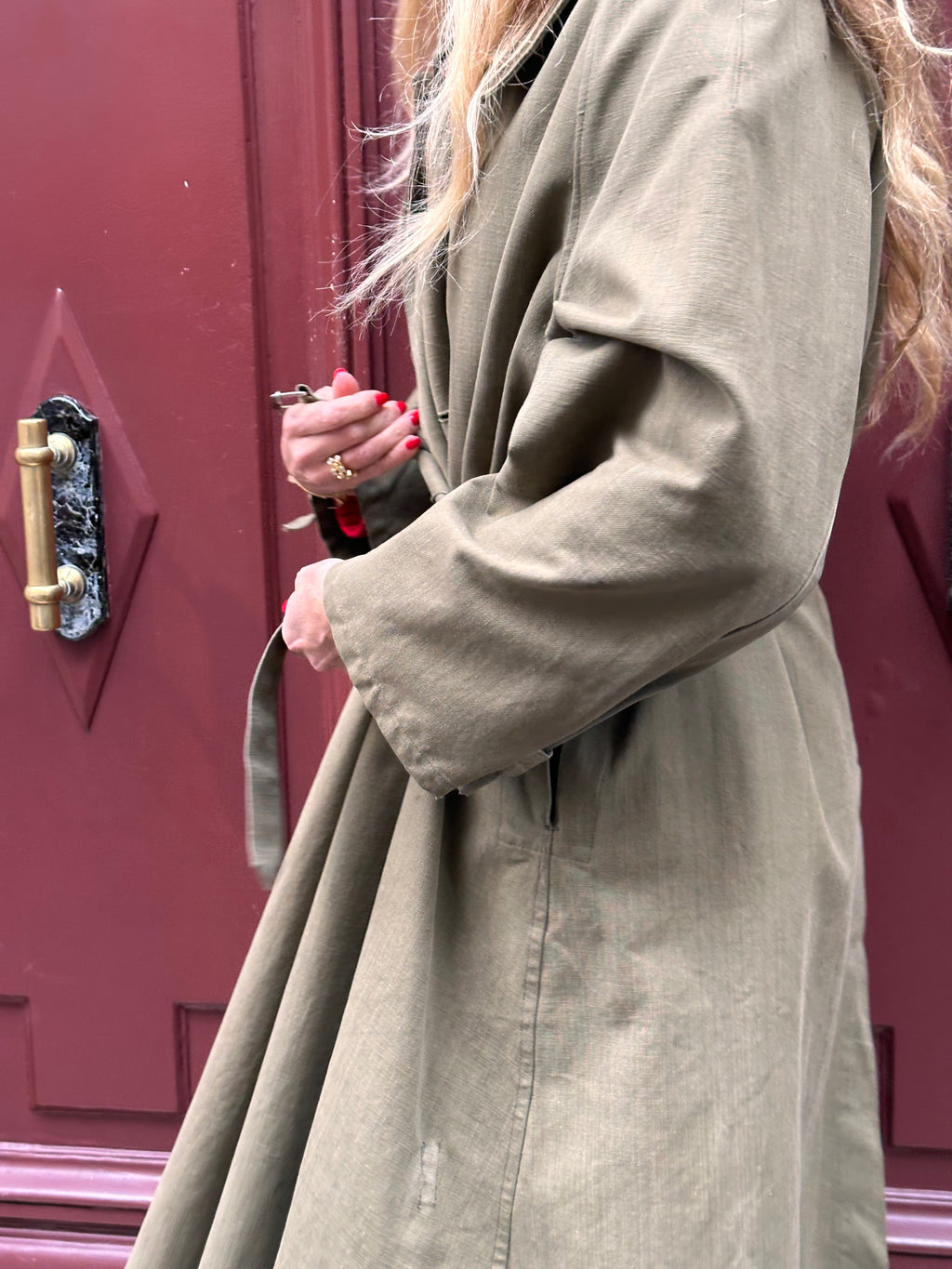 Manteau militaire en coton