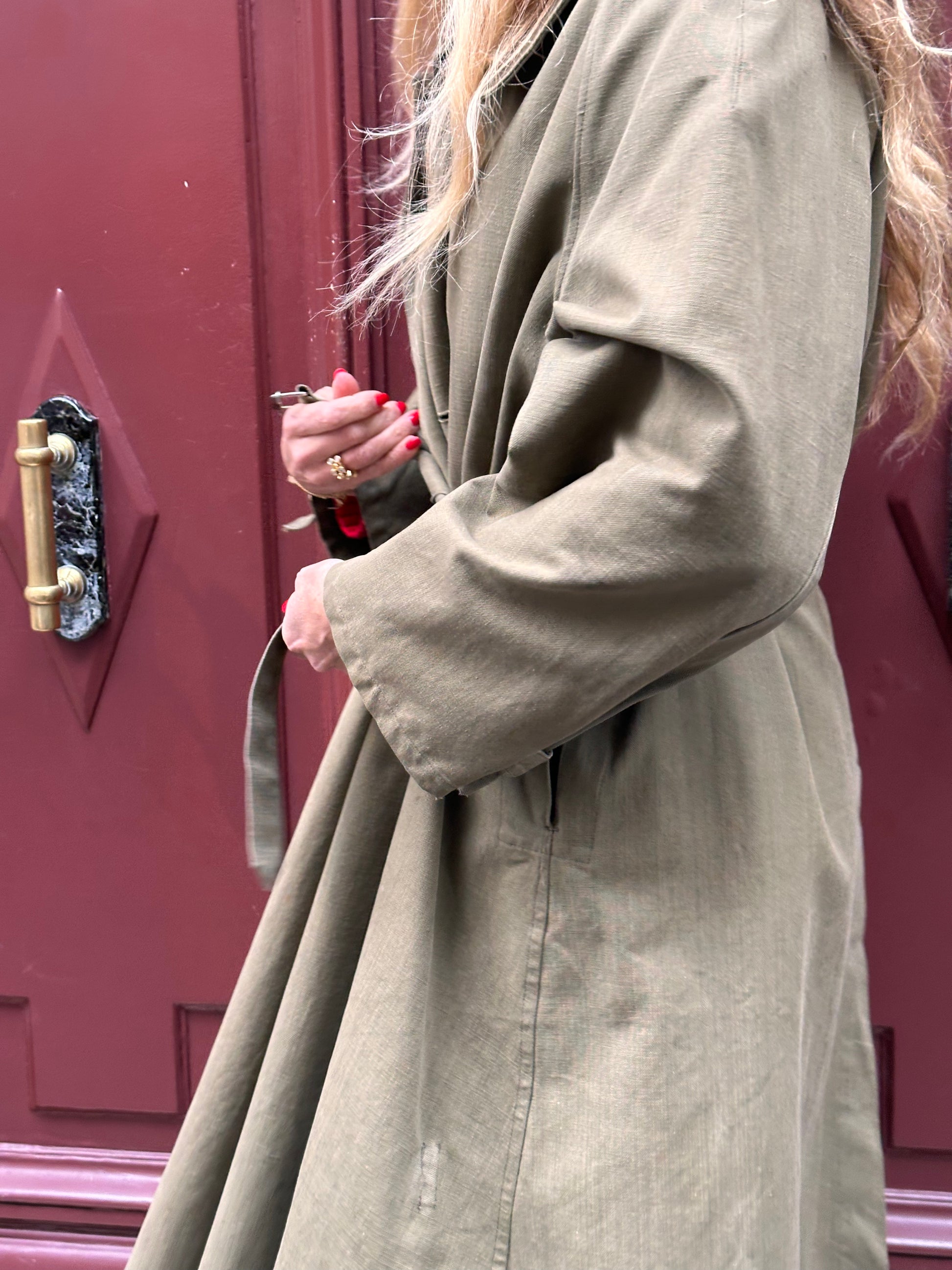 Manteau militaire en coton