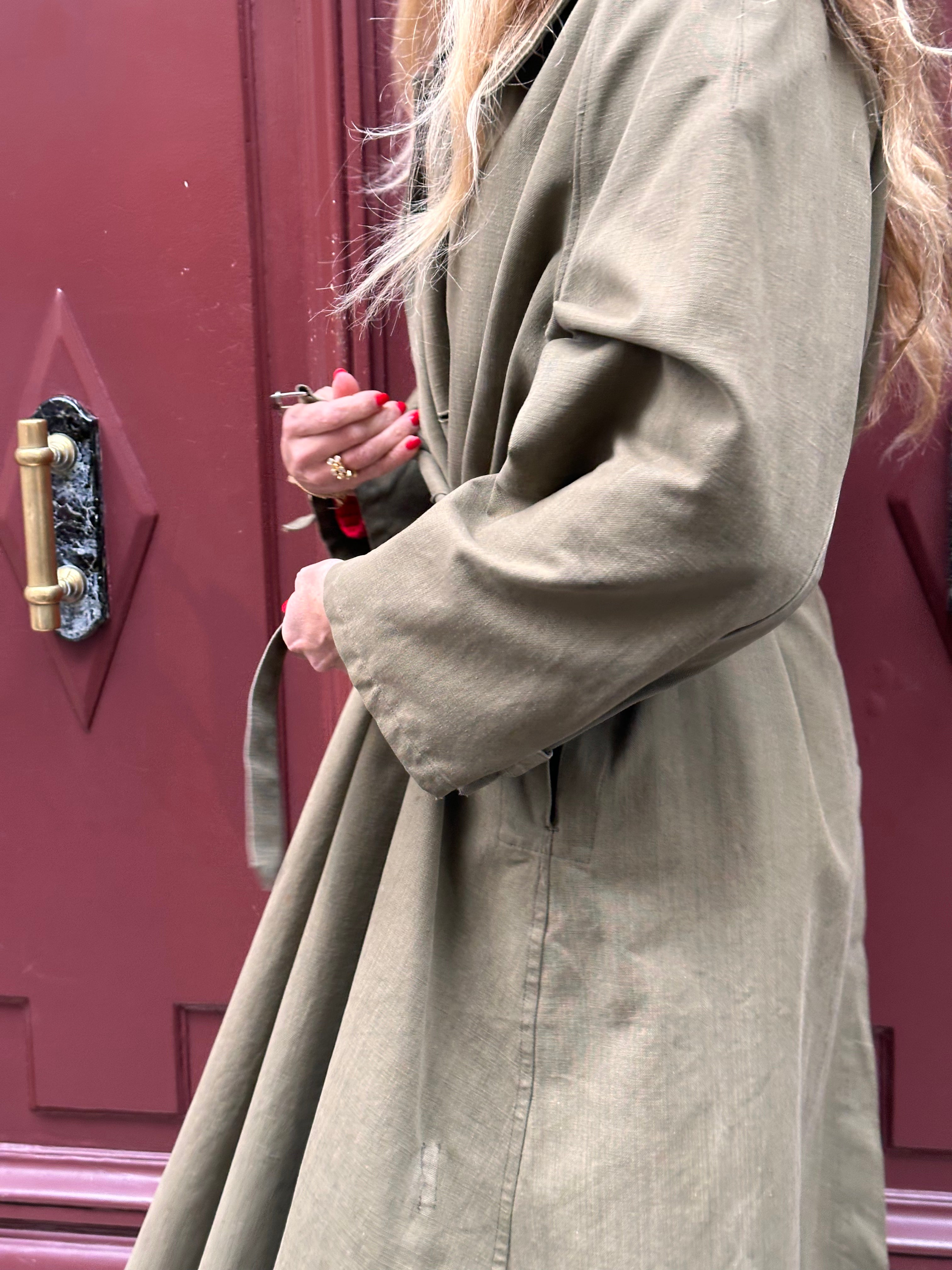 Manteau militaire en coton