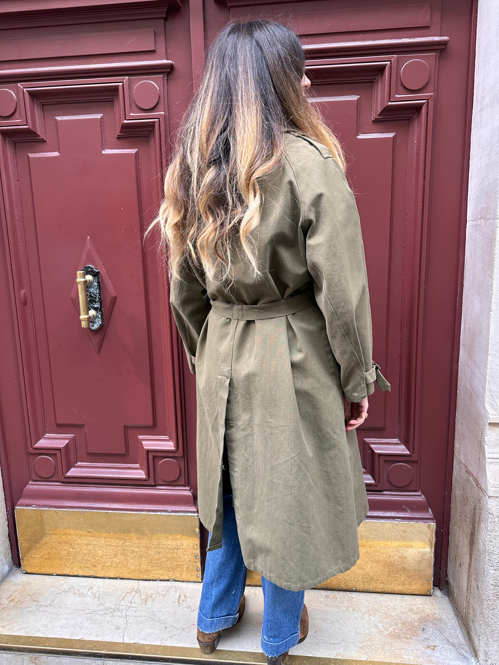 Manteau militaire en coton