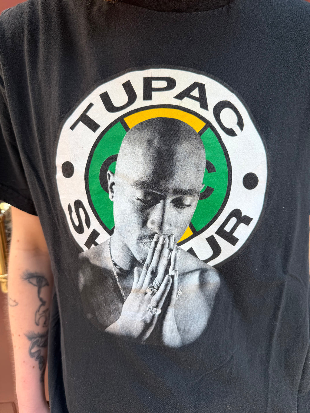 T-shirt noir Tupac
