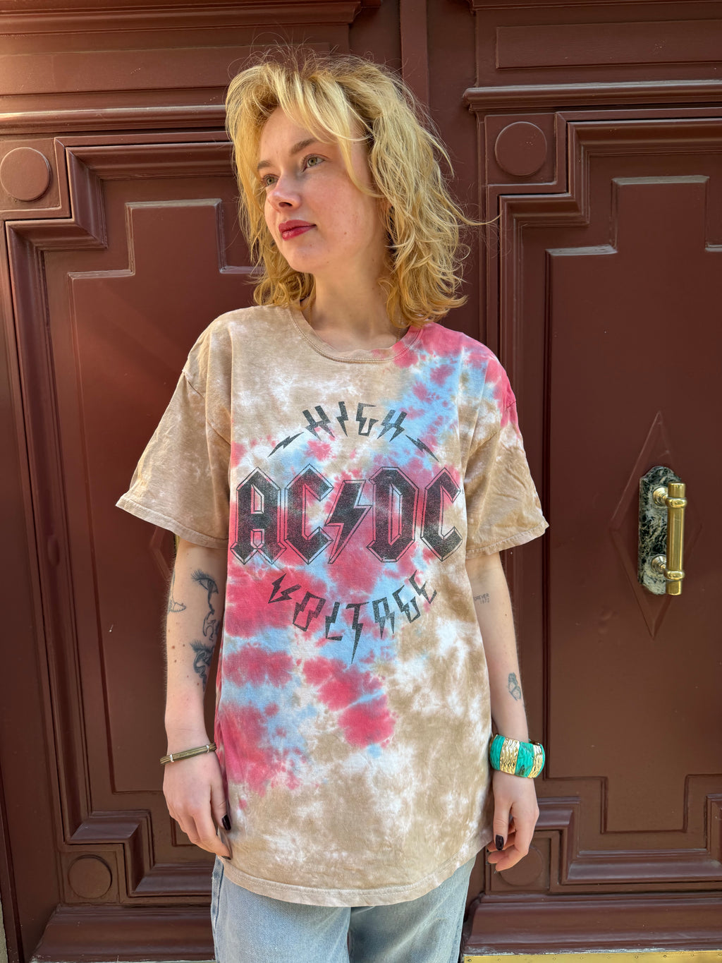 T-shirt Tie and Dye ACDC