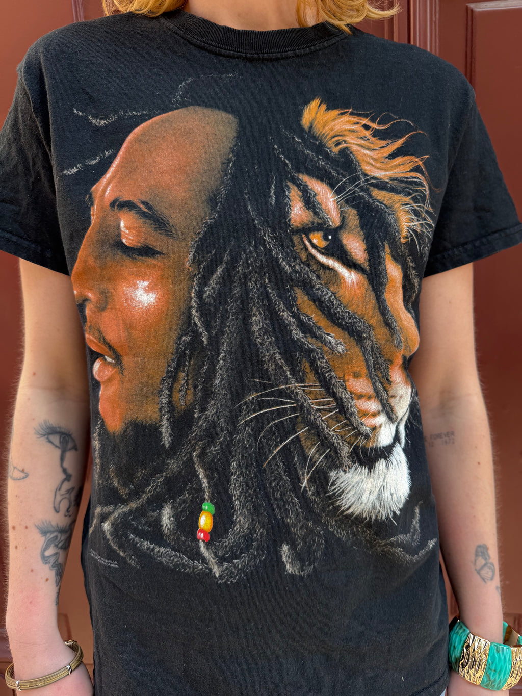T-shirt noir Bob Marley