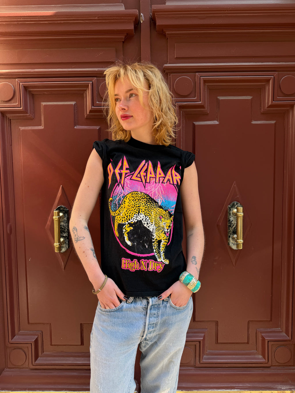 T-shirt noir Def Leppard