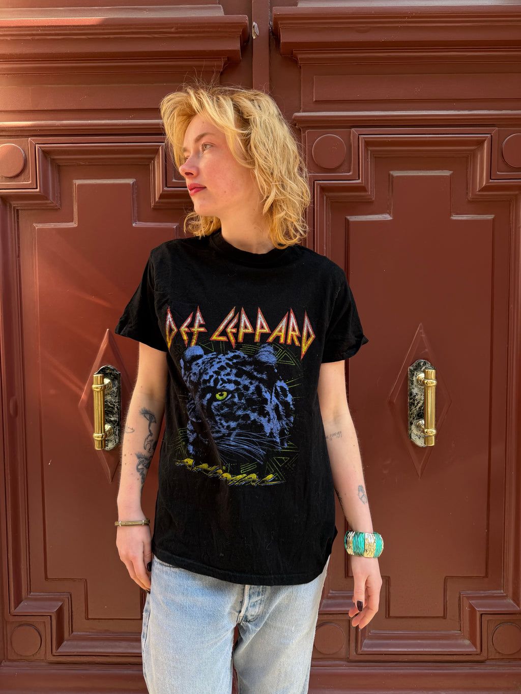 T-shirt noir Def Leppard