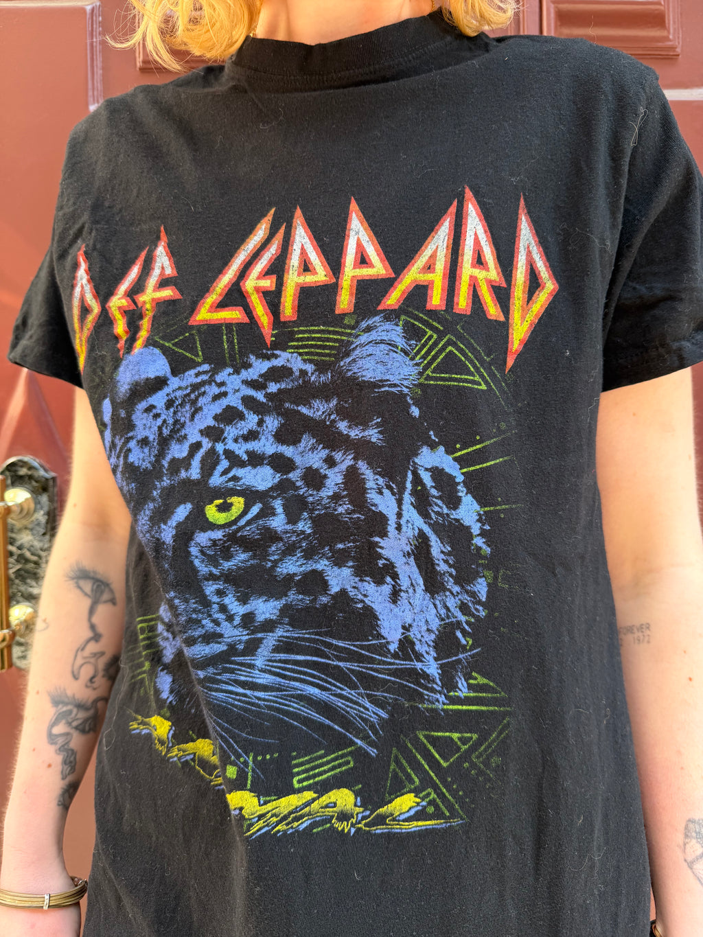 T-shirt noir Def Leppard
