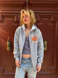 Gilet a capuche gris Harley Davidson