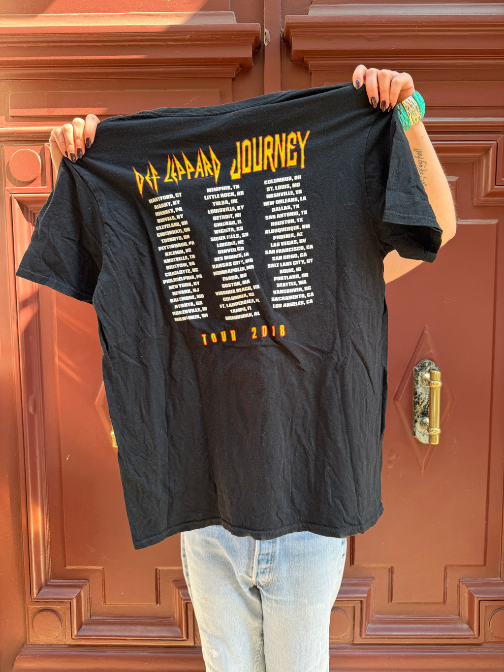 T-shirt noir Def Leppard
