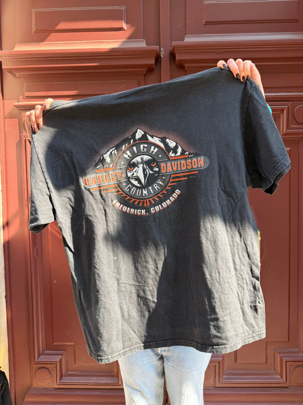 T-shirt noir Harley Davidson