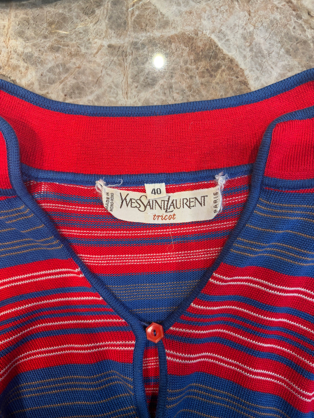 Pull Yves Saint Laurent Tricot rayé