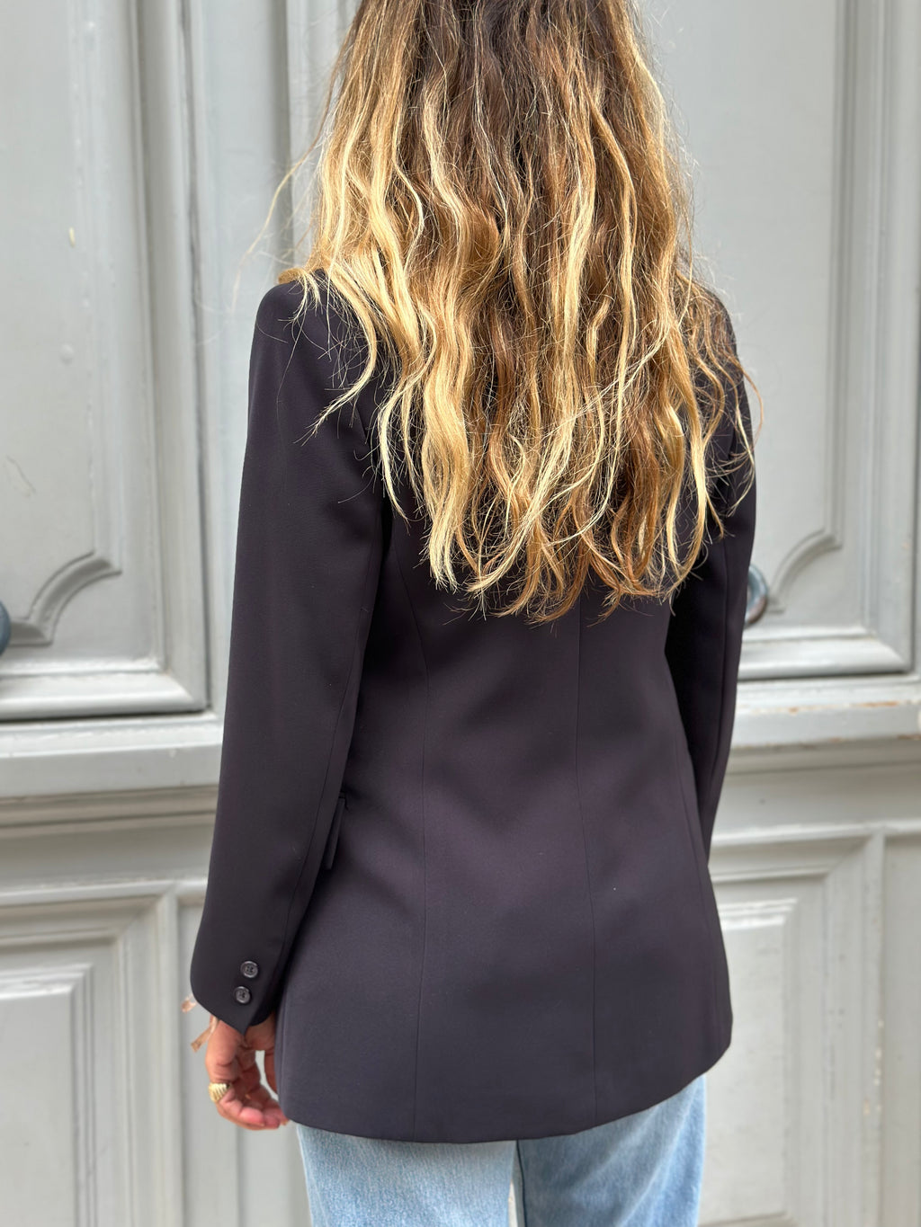 Blazer bleu nuit Donna Karan