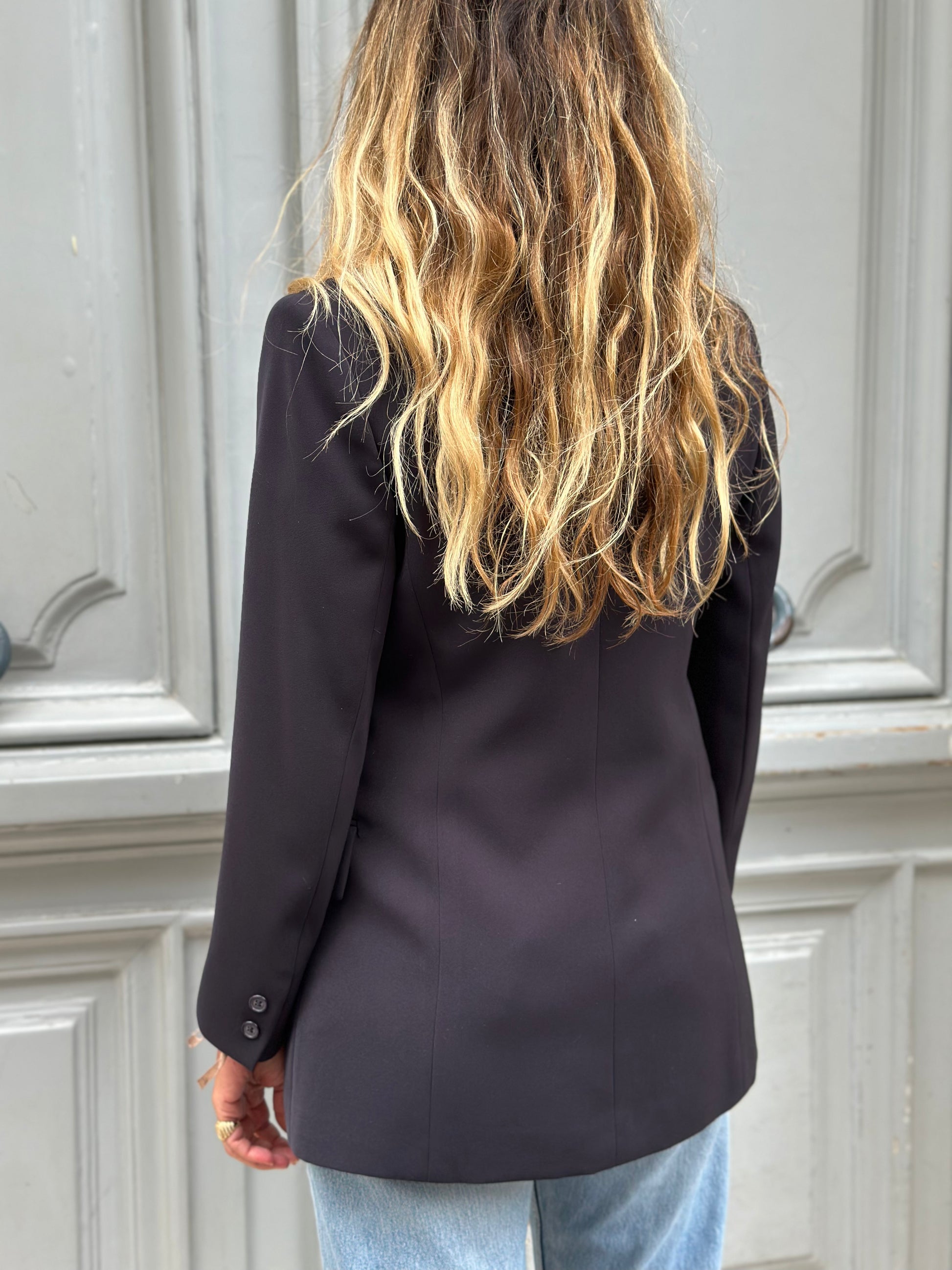 Blazer bleu nuit Donna Karan