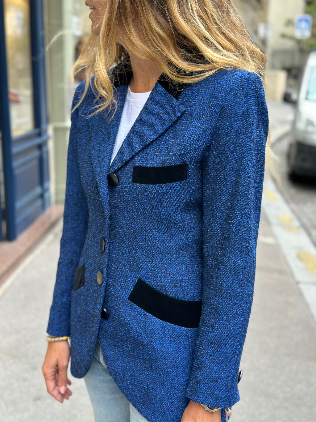 Veste YSL Variation bleu roi
