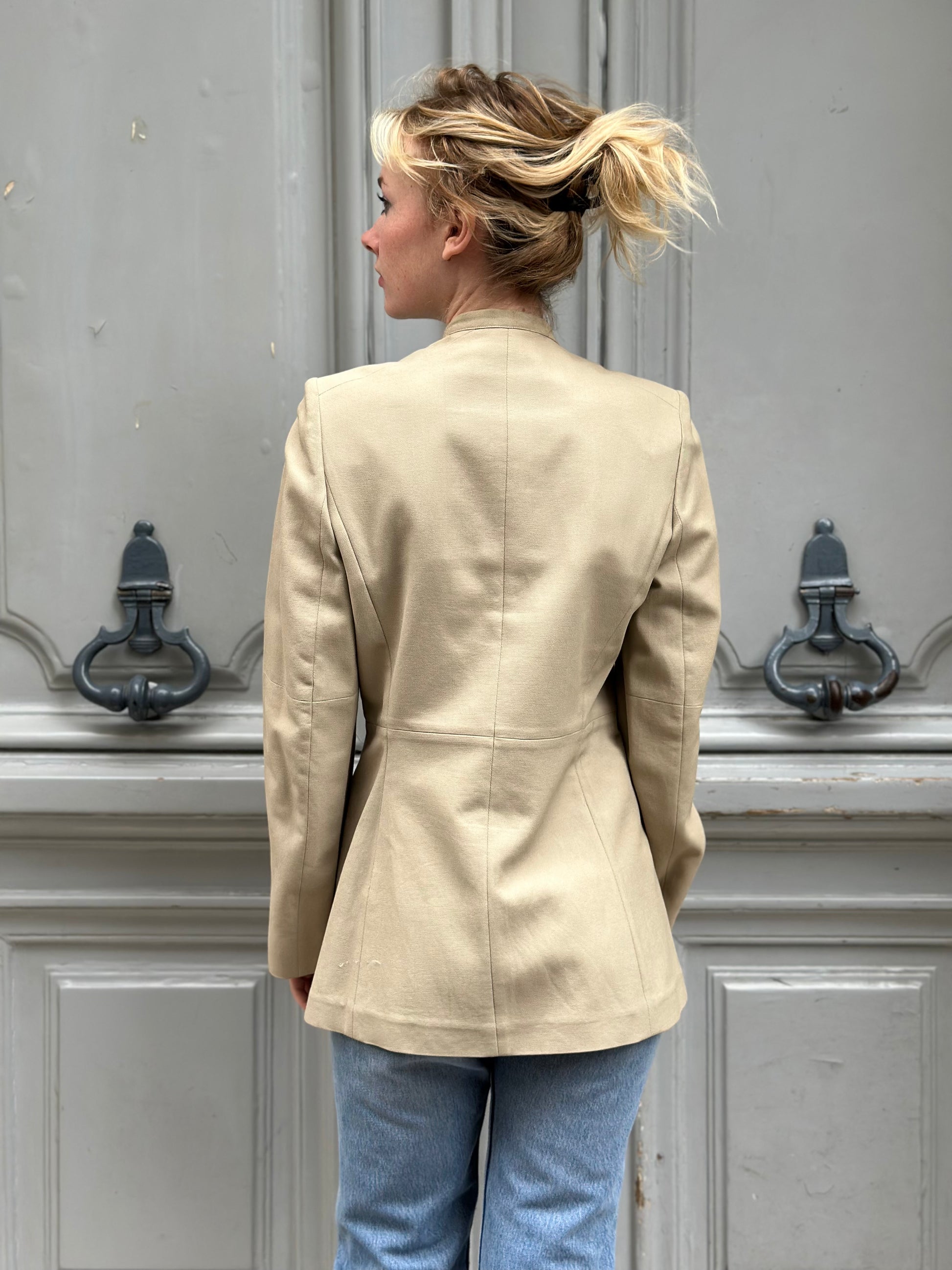 Veste à col rond Myrène de Prémonville