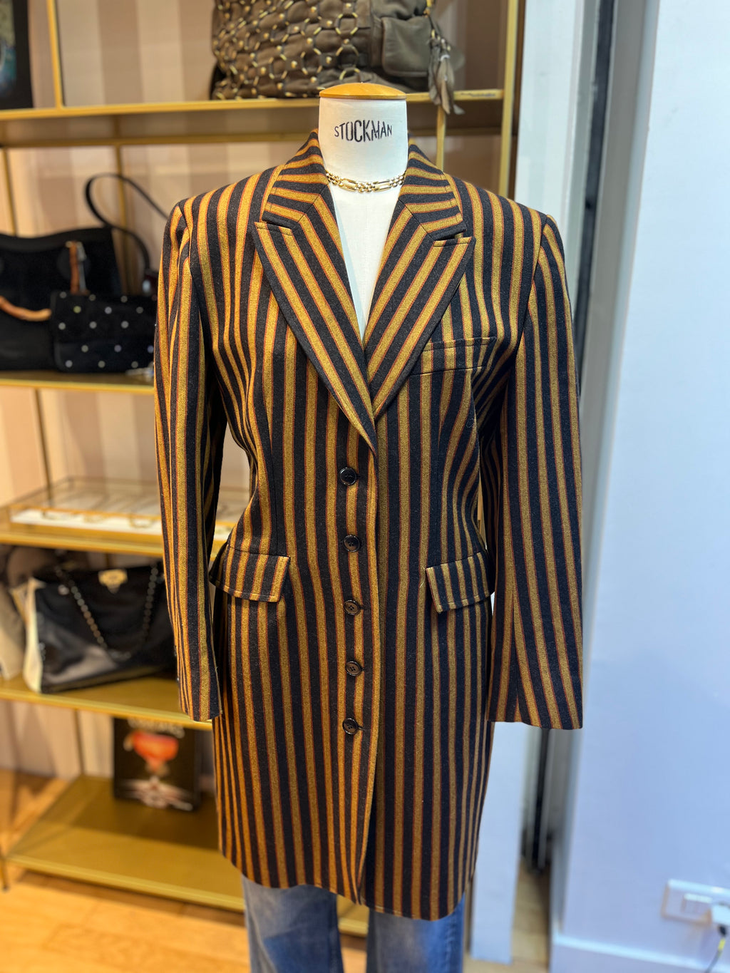 Veste Kenzo longue à rayures