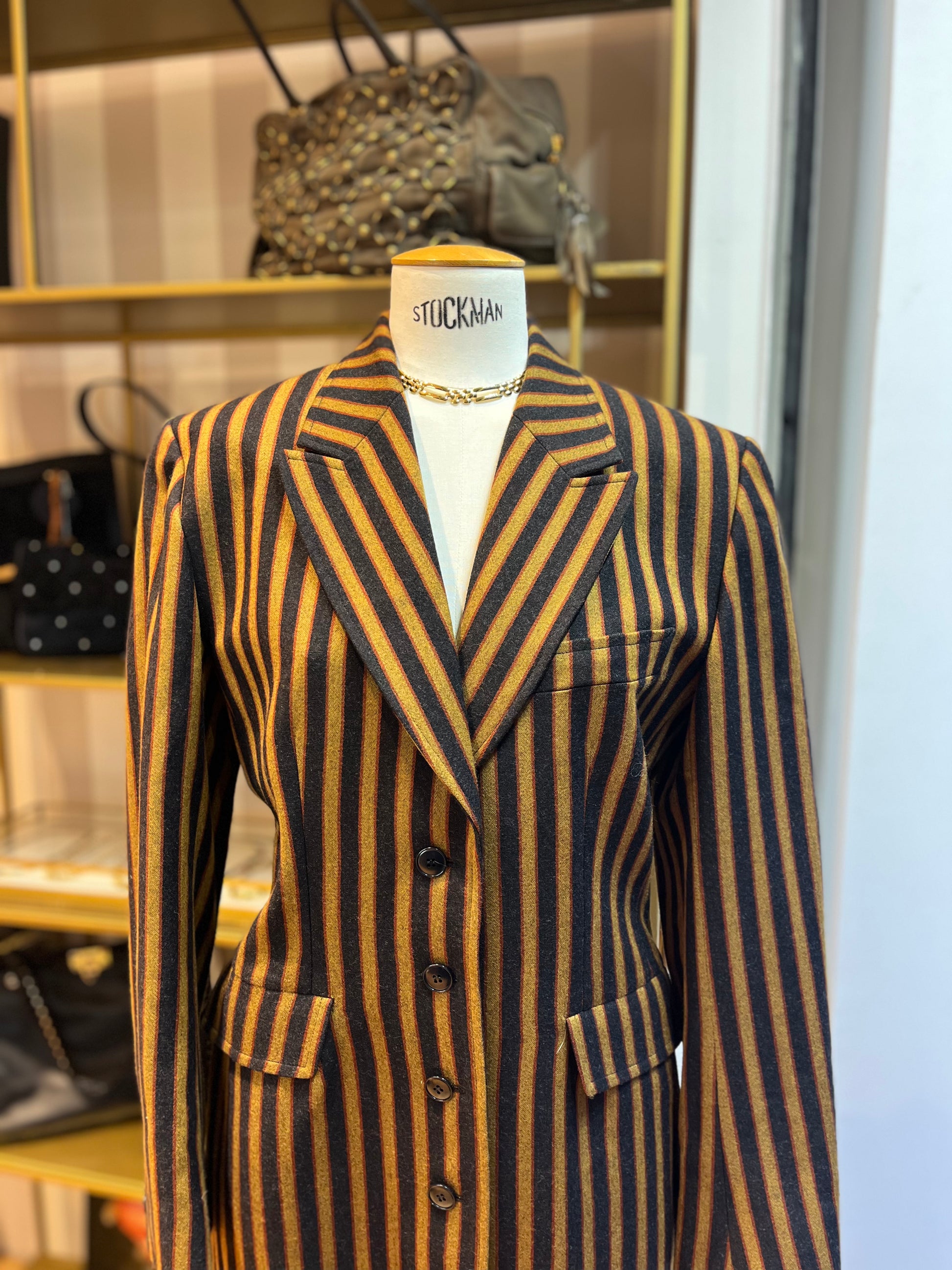 Veste Kenzo longue à rayures