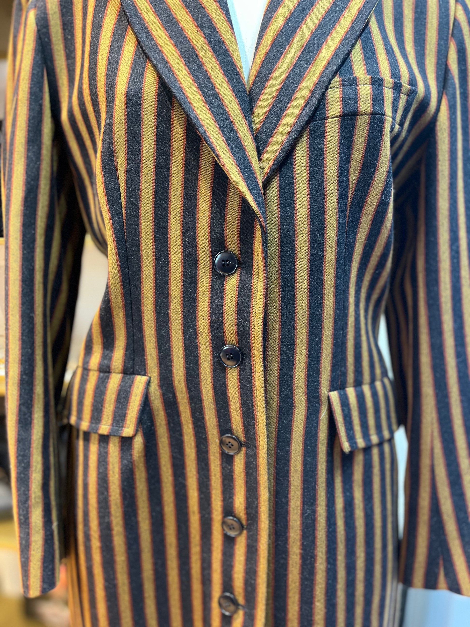 Veste Kenzo longue à rayures