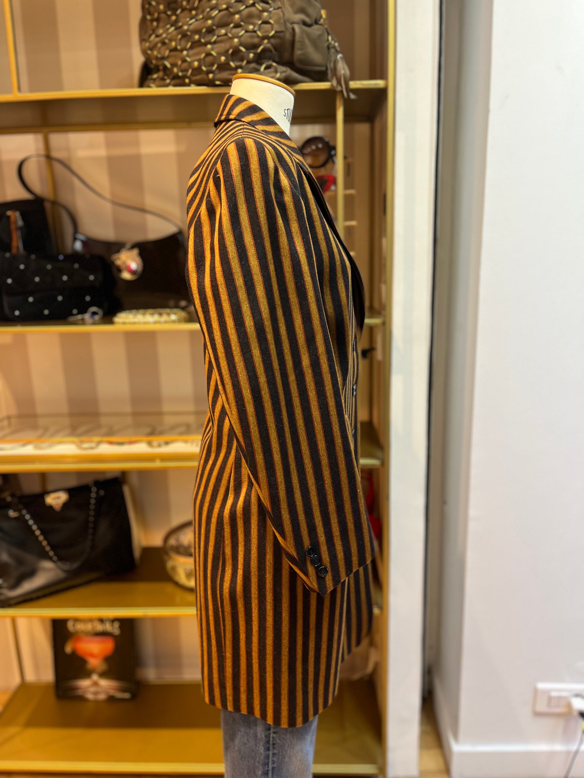 Veste Kenzo longue à rayures