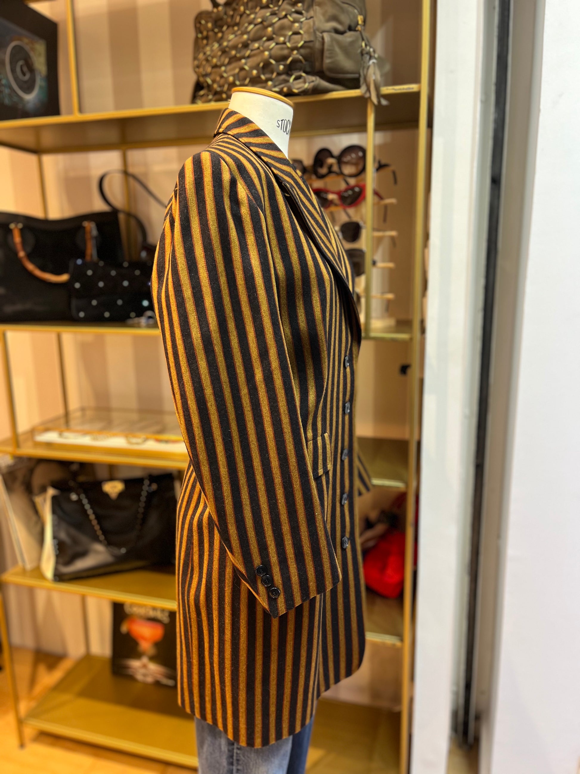 Veste Kenzo longue à rayures