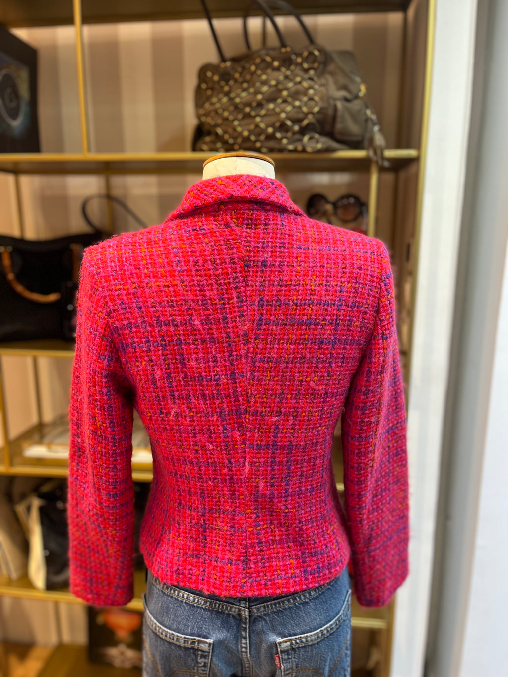 Veste Kenzo Jungle en tweed rose