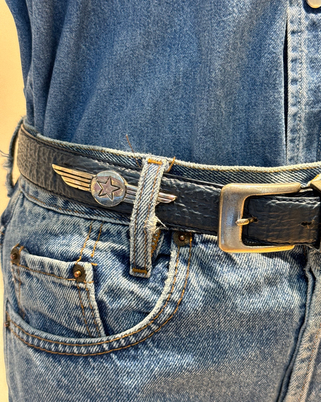 Ceinture bleu marine Richard Gampel