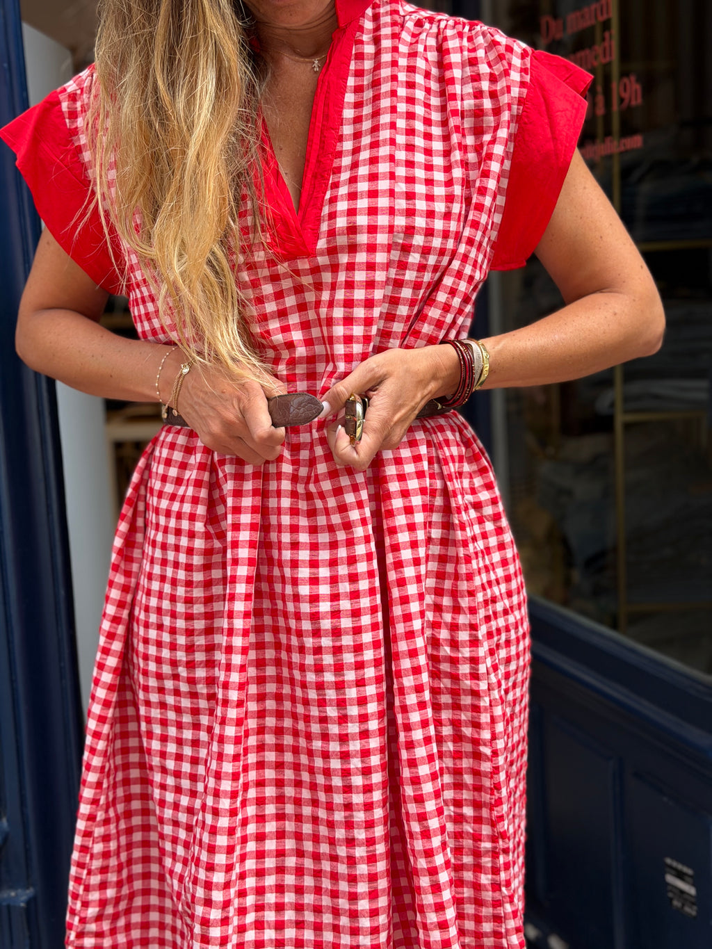 Robe Vichy Rouge