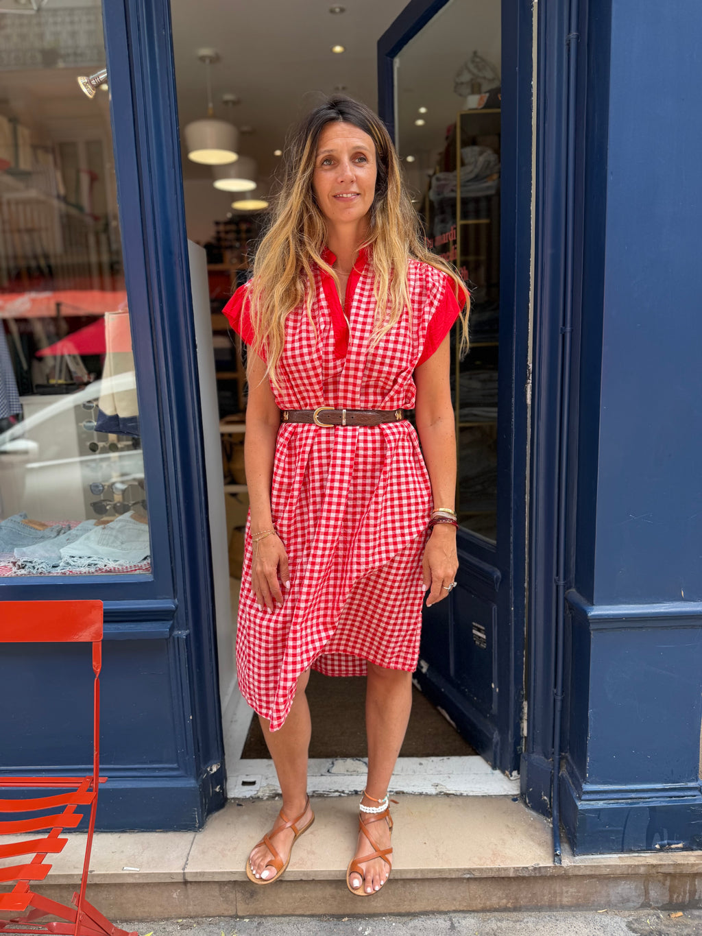 Robe Vichy Rouge