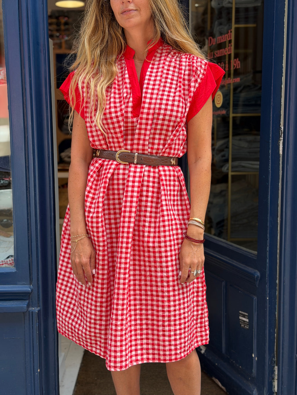 Robe Vichy Rouge