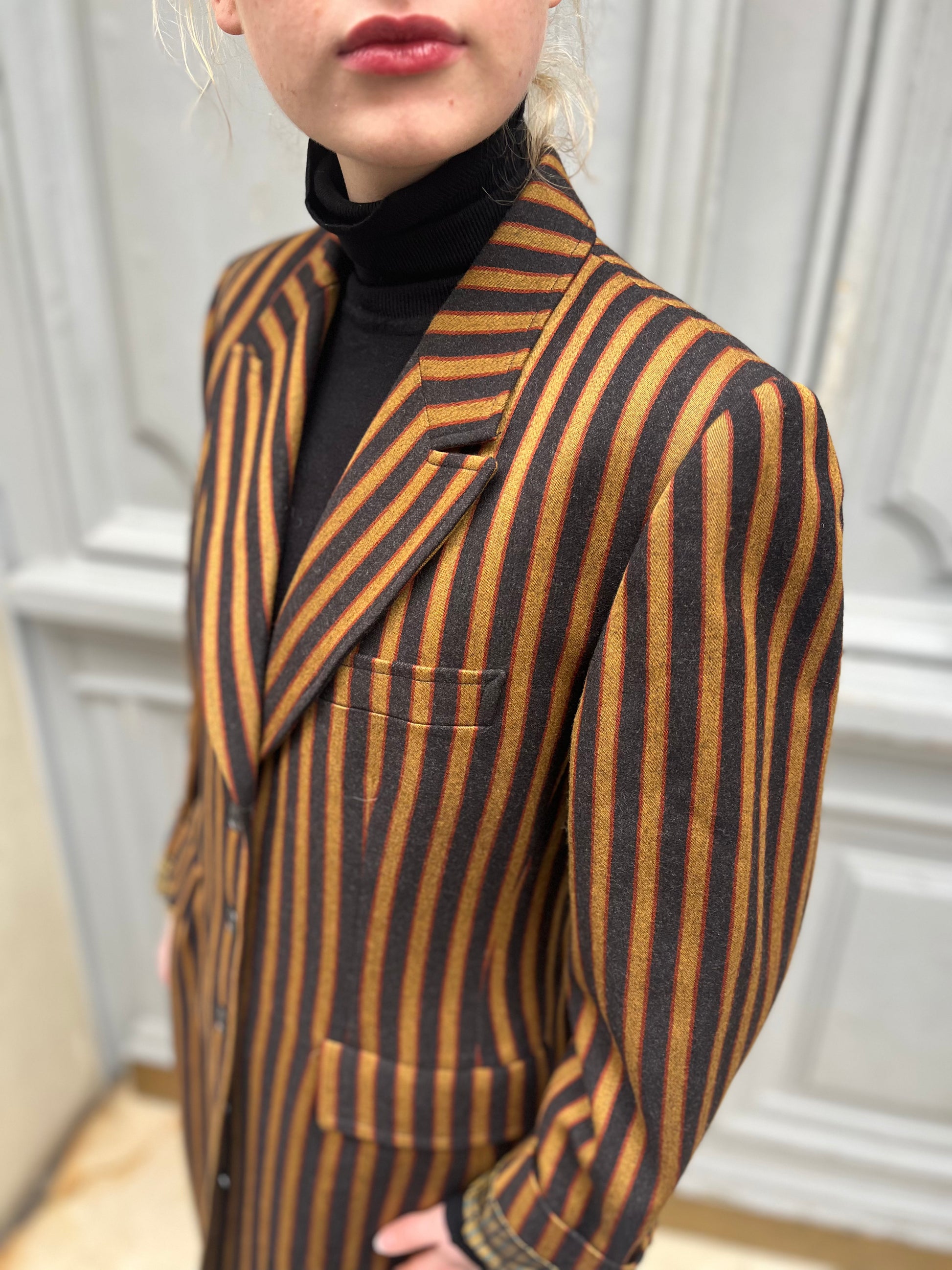 Veste Kenzo longue à rayures