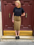 Jupe Camel Yves Saint Laurent Rive Gauche