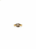 Bague vintage scarabée bicolore