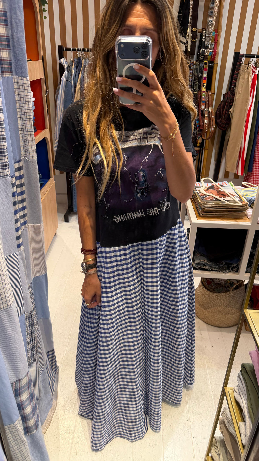 Robe upcyclée Metallica