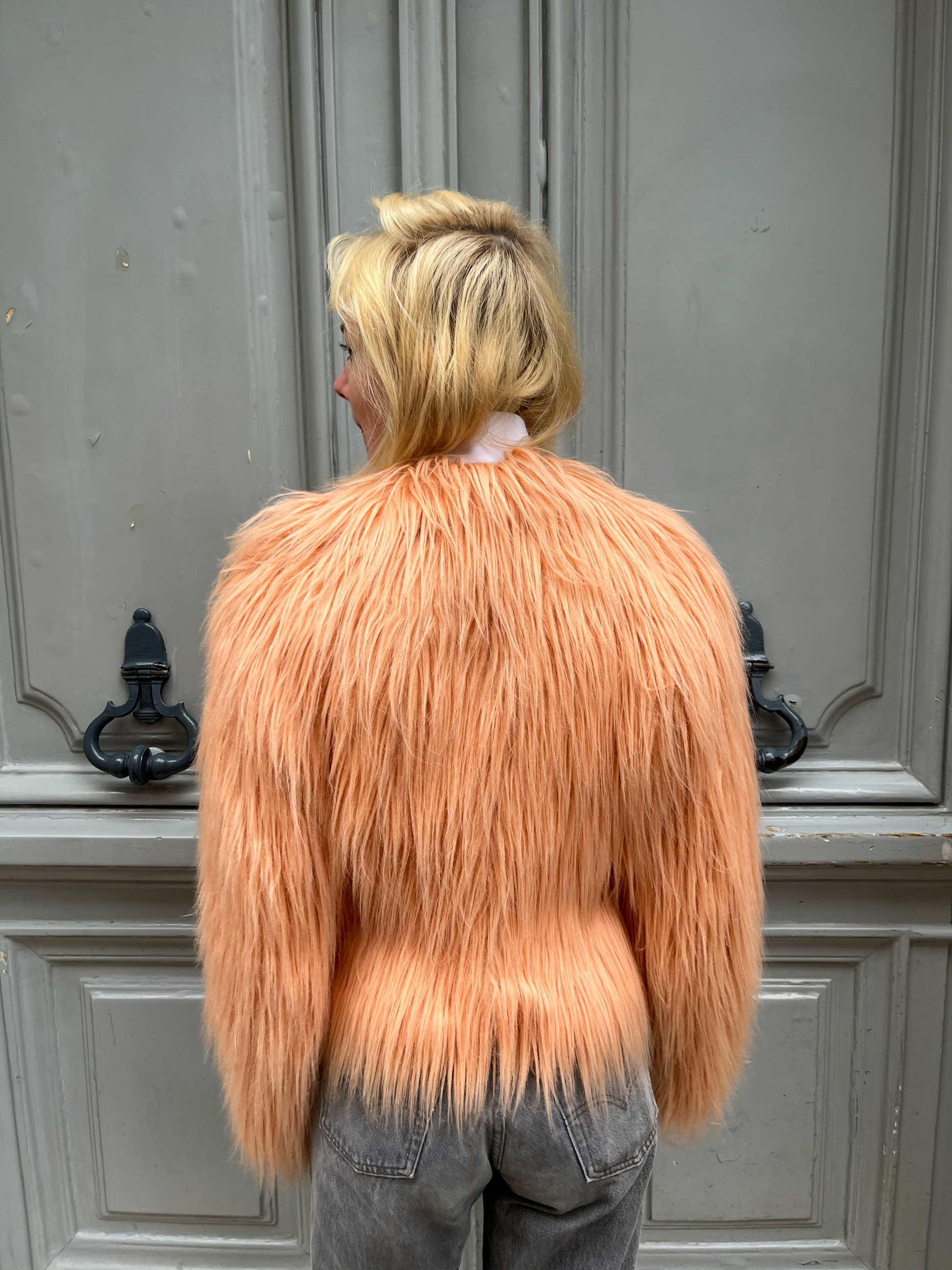 Veste Louis Vuitton en fausse fourrure