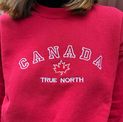 Sweat rouge Canada