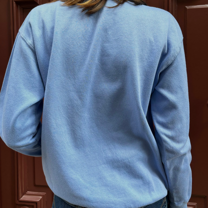 Sweat bleu brodé Los Angeles