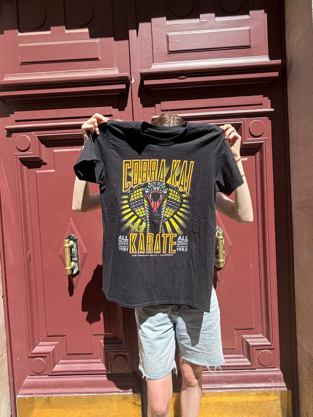 T-shirt noir Cobra Kai