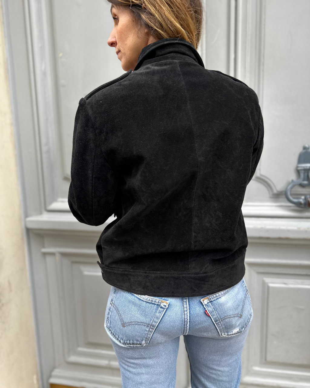 Veste en daim noir IRO