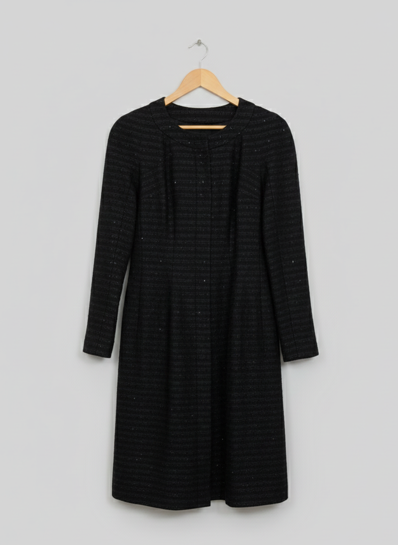 Robe Chanel en maille texturée