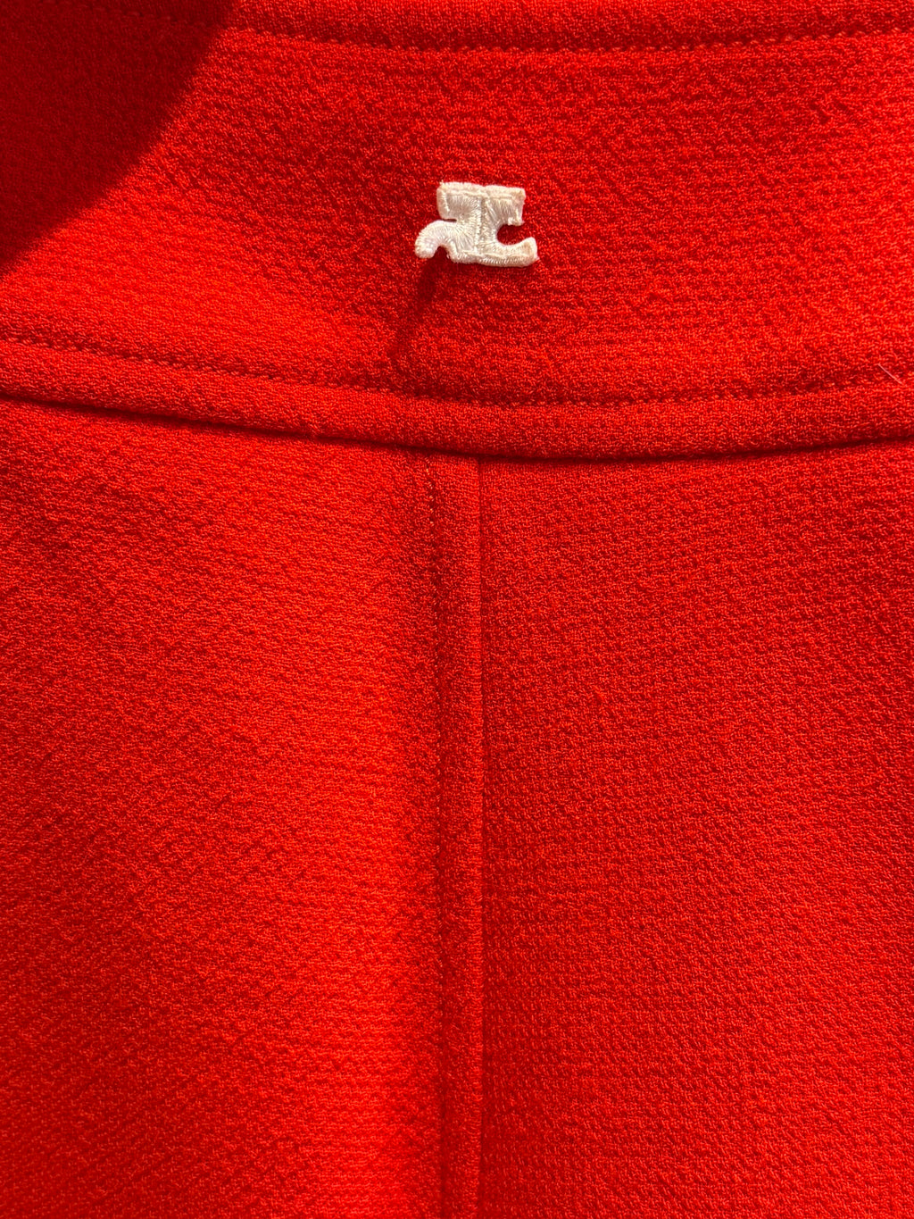 Pantalon Courrèges rouge vintage