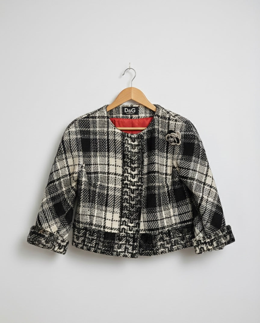 Veste en tweed Dolce & Gabanna