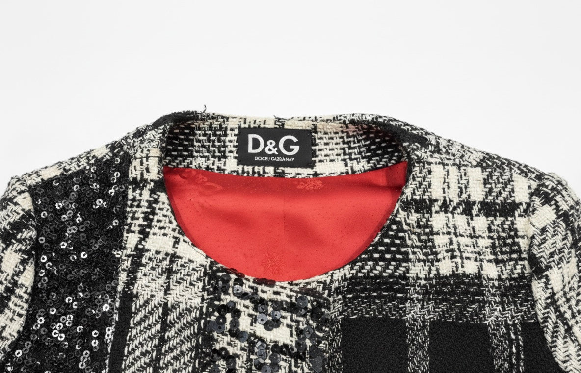 Veste en tweed Dolce & Gabanna