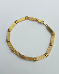 Bracelet en maillons dorés
