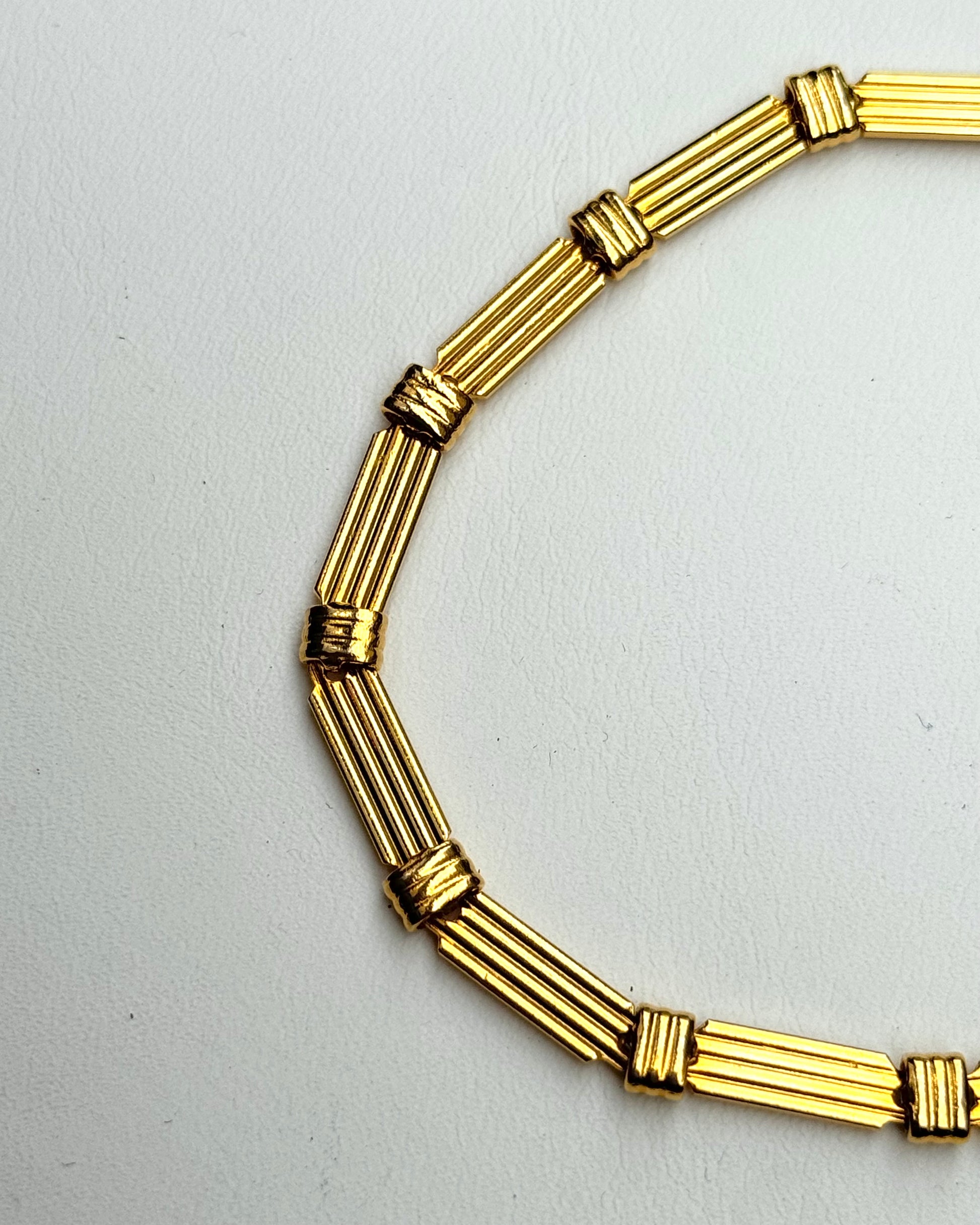 Bracelet en maillons dorés