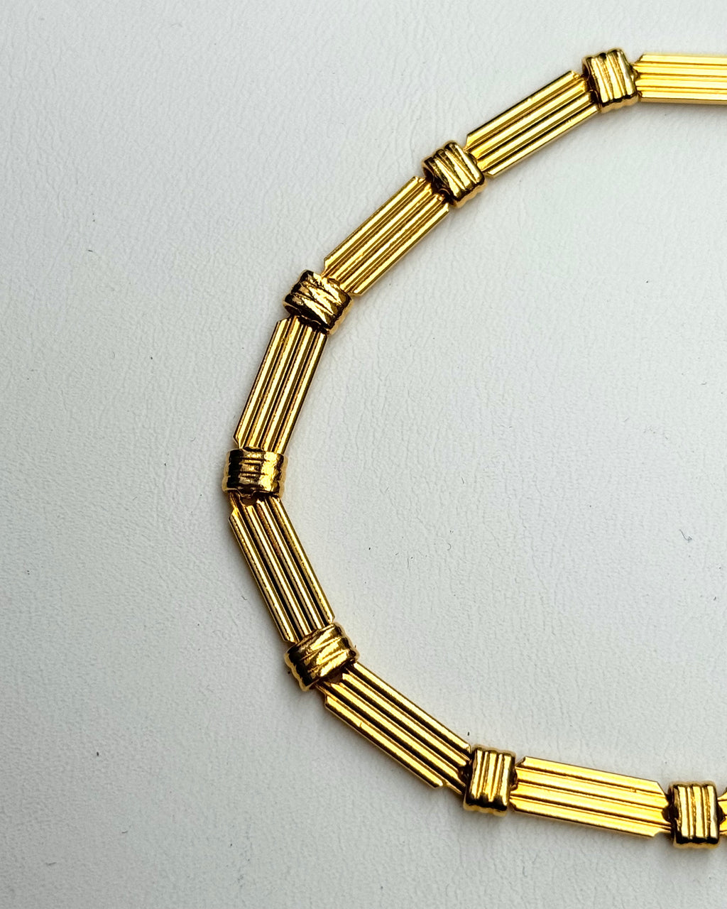 Bracelet en maillons dorés