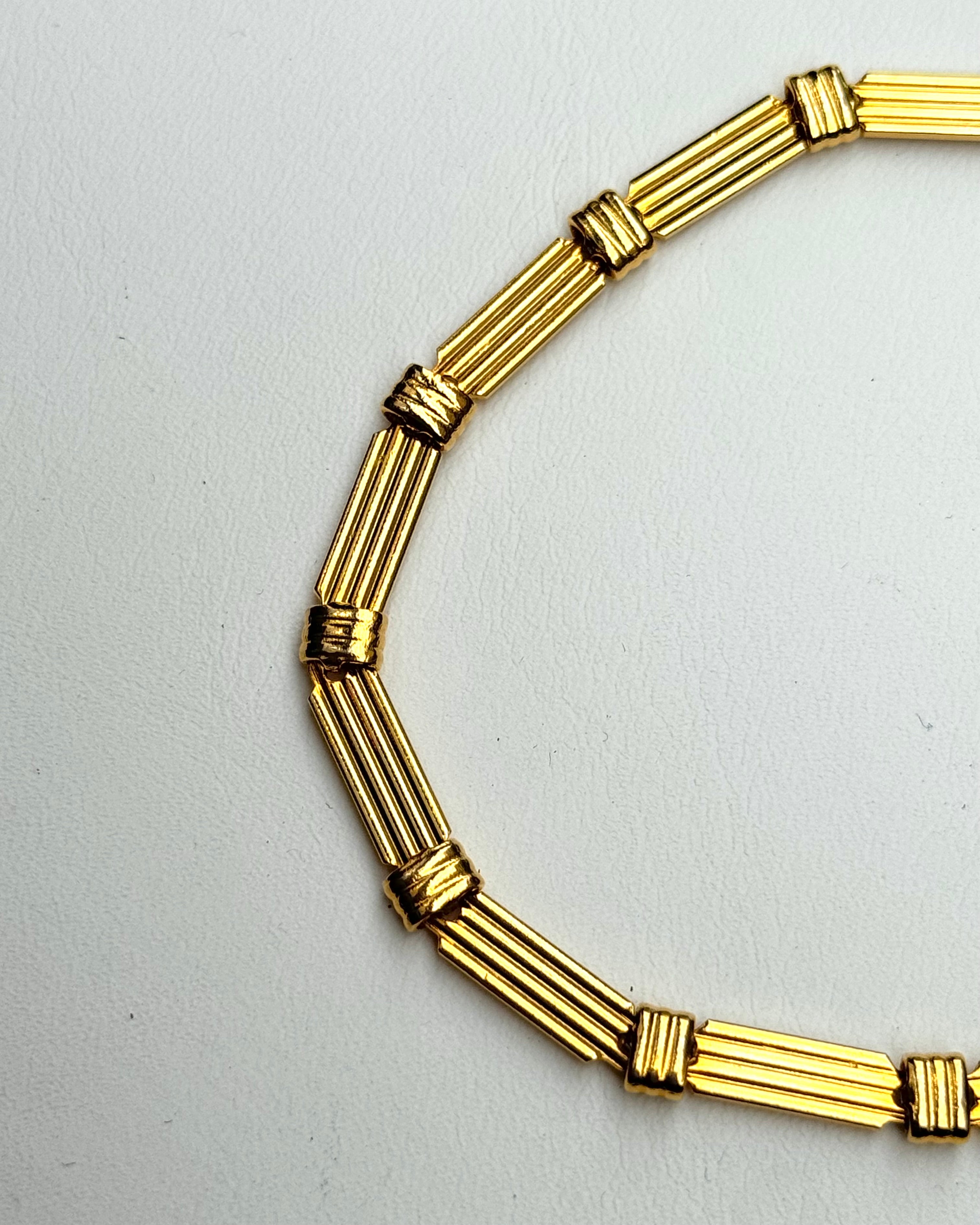 Bracelet en maillons dorés