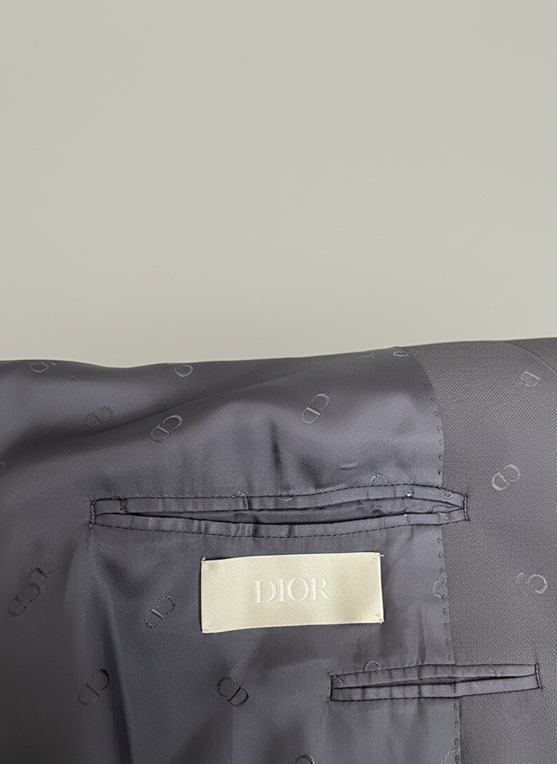 Blazer Dior en laine – Bleu marine